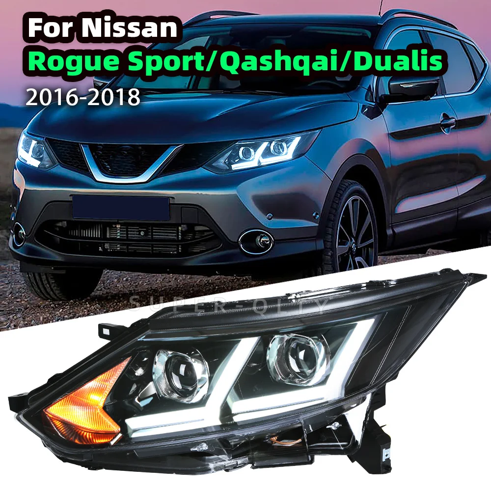 Eagle Eye Headlights for Nissan Rogue Sport/Qashqai/Dualis 2016-2018 LED Head Lamp Plug and Play With Fog Lights LED Lights
Eagle Eye Headlights for Nissan Rogue Sport/Qashqai/Dualis 2016-2018 LED Head Lamp Plug and Play With Fog Lights LED Lights