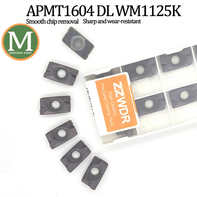 APMT1604 DL WM1125K Твердосплавная вставка Фреза APMT 1604 Высококачественный токарный станок с ЧПУ Токарный инструмент для нержавеющей стали
APMT1604 DL WM1125K Твердосплавная вставка Фреза APMT 1604 Высококачественный токарный станок с ЧПУ Токарный инструмент для нержавеющей стали