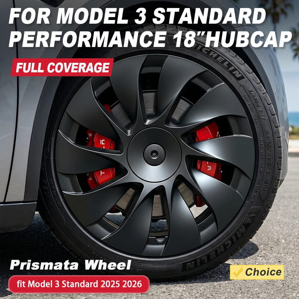 4PCS Hub Caps for Tesla Model 3 Standard 18 Inch Full Rim Performance Replacement Prismata Wheel Cover Parts Accessories 2026
4PCS Hub Caps for Tesla Model 3 Standard 18 Inch Full Rim Performance Replacement Prismata Wheel Cover Parts Accessories 2026