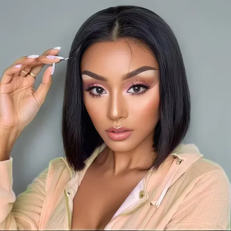2026 New 8 Inch Synthetic Wig, Bone Straight Short Bob Preplucked Soft Brazilian Style Daily Wear Fashion Wigs
2026 New 8 Inch Synthetic Wig, Bone Straight Short Bob Preplucked Soft Brazilian Style Daily Wear Fashion Wigs