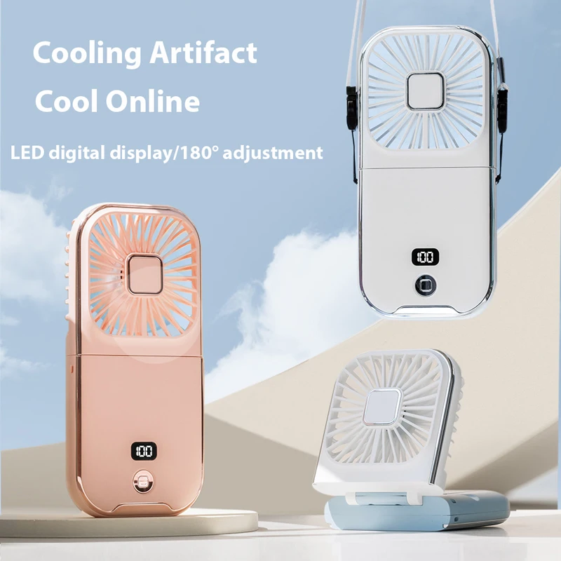 Mini Portable Neck Fan Handheld Fan USB Rechargeable 3000mAh Battery Powered 180° Folding Wireless Desktop Air Cooling Fan
Mini Portable Neck Fan Handheld Fan USB Rechargeable 3000mAh Battery Powered 180° Folding Wireless Desktop Air Cooling Fan
