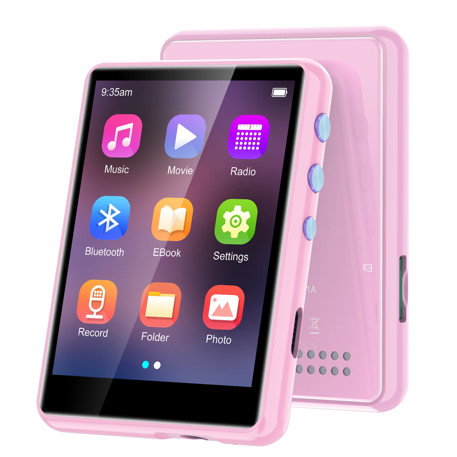 64GB Bluetooth 5.3 Touch Screen MP3 Player HiFi Music Player FM Radio Recorder 128GB Expandable
64GB Bluetooth 5.3 Touch Screen MP3 Player HiFi Music Player FM Radio Recorder 128GB Expandable