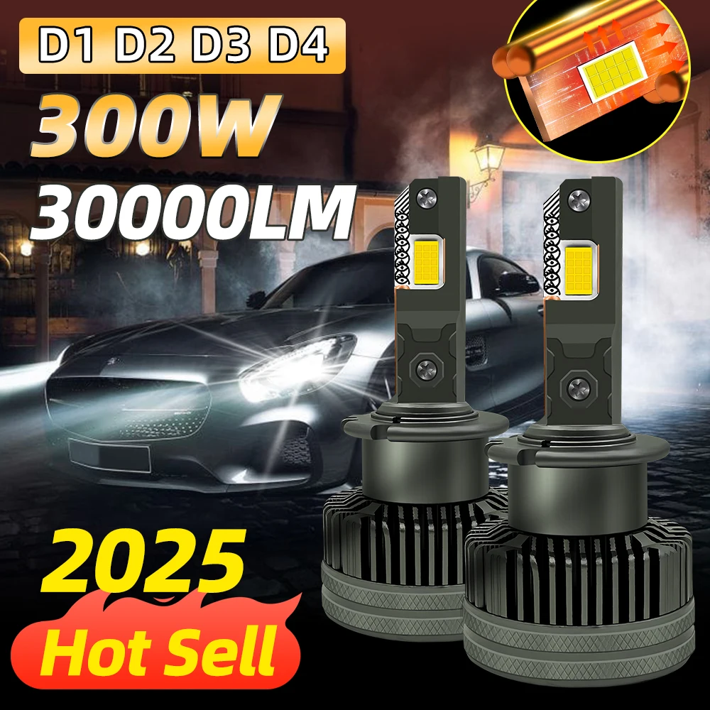 D4S Led Car Headlight D2S 300W 4 Copper Tube Bulbs CSP D1S D3S Led 30000LM Super Bright D2R D4R D3R D1R Auto Turbo Fan Lamp 2X
D4S Led Car Headlight D2S 300W 4 Copper Tube Bulbs CSP D1S D3S Led 30000LM Super Bright D2R D4R D3R D1R Auto Turbo Fan Lamp 2X