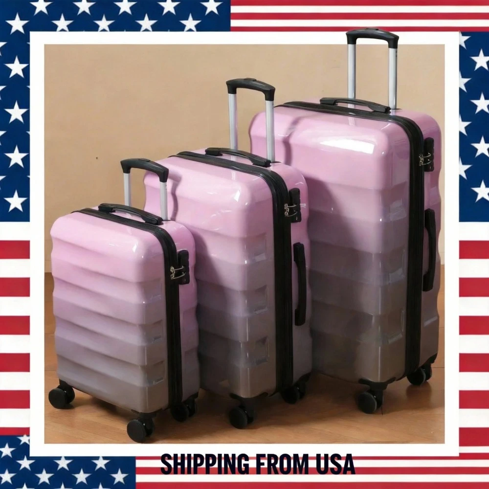 Набор из 3 чемоданов с колесами-спиннерами, легкий, прочный, яркий, глянцевый, расширяемый дизайн для путешествий (20/24/28 дюймов)
Набор из 3 чемоданов с колесами-спиннерами, легкий, прочный, яркий, глянцевый, расширяемый дизайн для путешествий (20/24/28 дюймов)