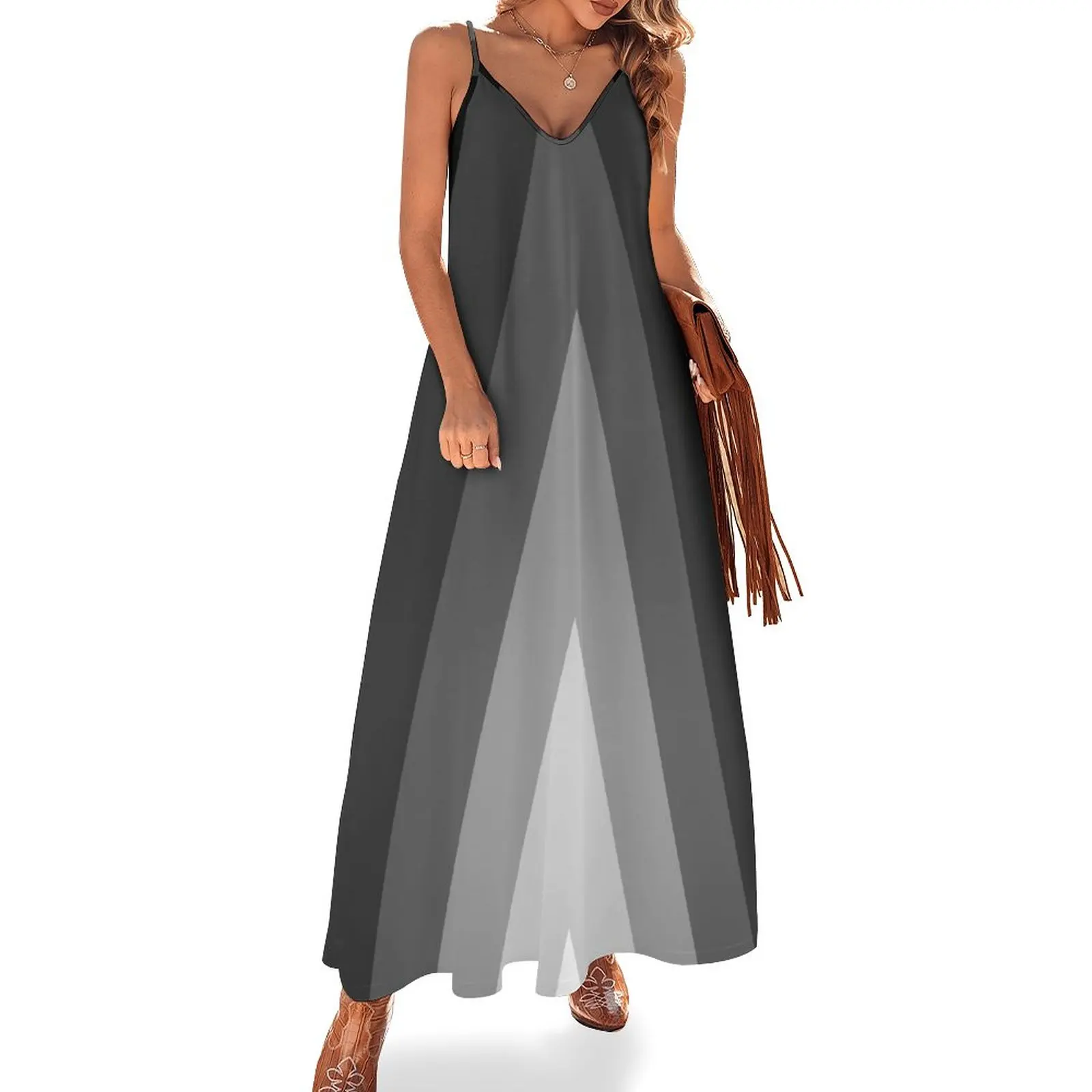 Monochrome Gradient Triangles Sleeveless Dress clothes for women summer dresses ladies 2024
Monochrome Gradient Triangles Sleeveless Dress clothes for women summer dresses ladies 2024