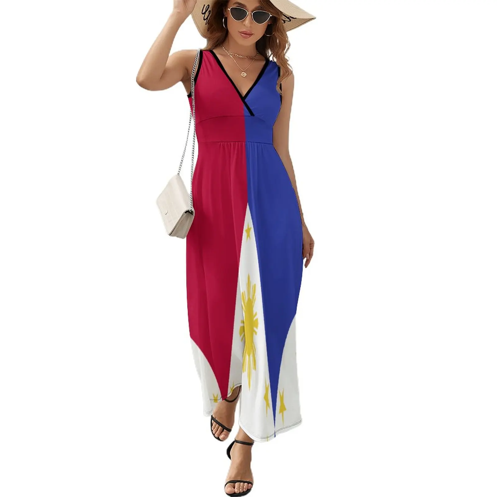 Philippine Flag Dress WomensCute Maxi Dress V Neck High Waist Aesthetic Custom Boho Beach Long Dresses
Philippine Flag Dress WomensCute Maxi Dress V Neck High Waist Aesthetic Custom Boho Beach Long Dresses