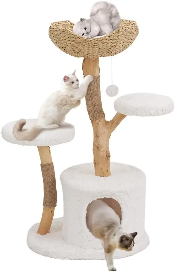 Tree Tower Condo Scratching Post Bed Indoor Furniture Lover Gifts
Tree Tower Condo Scratching Post Bed Indoor Furniture Lover Gifts