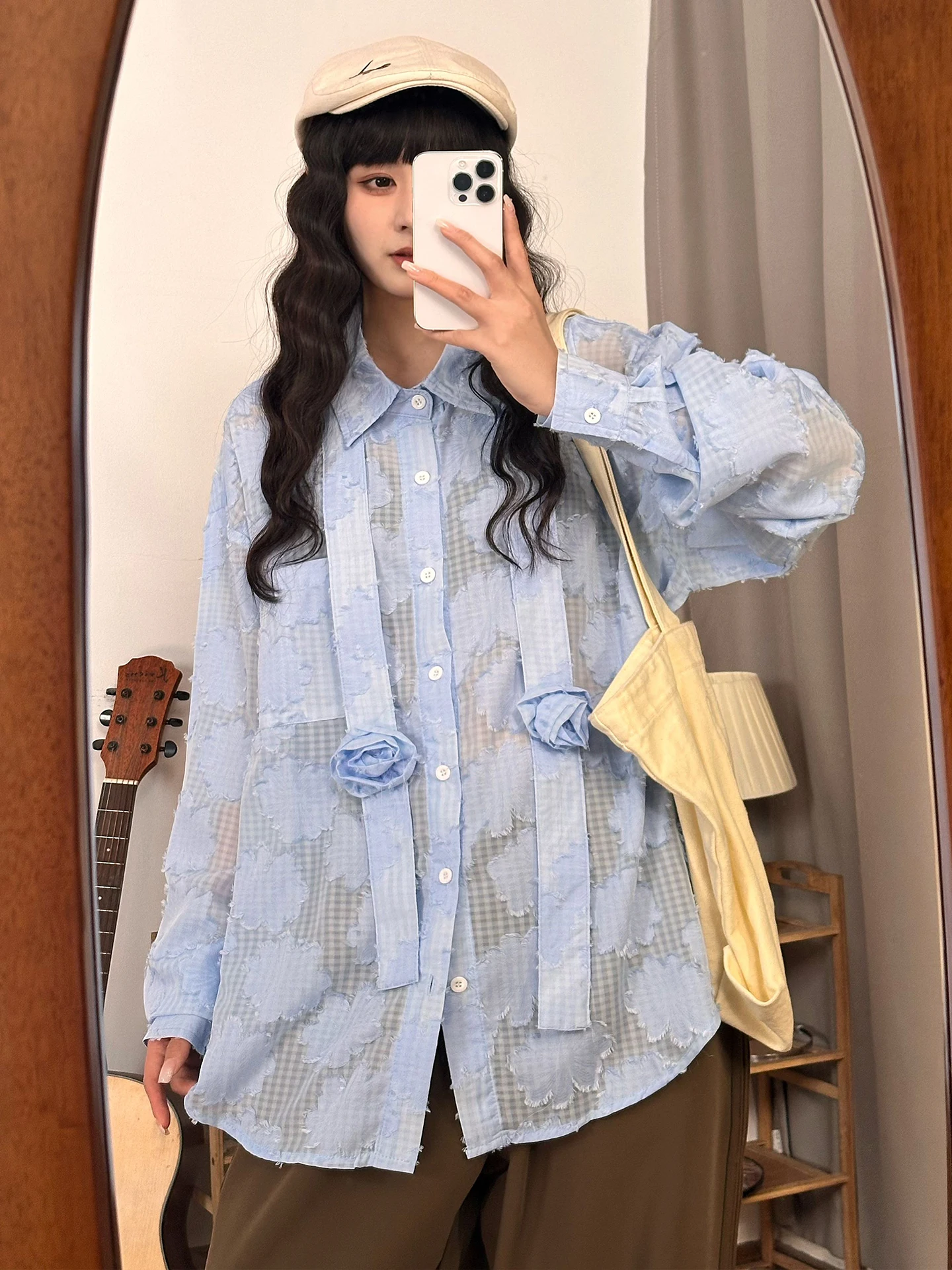 Original Soldout Lightweight Loose Long Sve Floral Embroidery Women's irt Spring 2026 New Sle Casual Faion Top
Original Soldout Lightweight Loose Long Sve Floral Embroidery Women's irt Spring 2026 New Sle Casual Faion Top