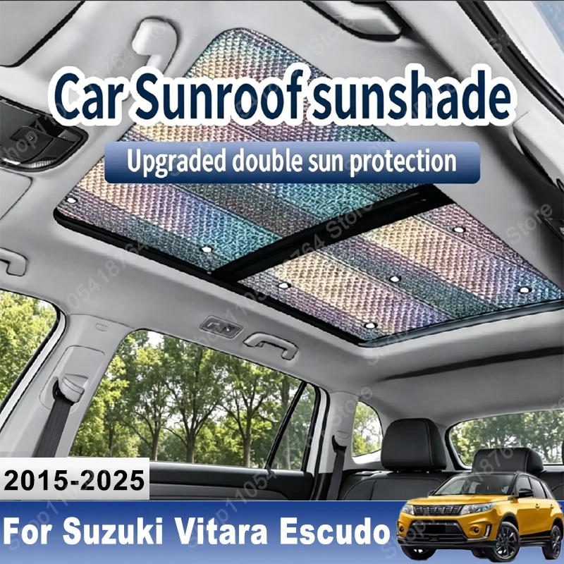 For Suzuki Vitara Escudo LY 2015~2025 MK4 Auto Sunroof Sunshade Car Sun Shades CoverProtector Anti-UV Heat Isolate Accessories
For Suzuki Vitara Escudo LY 2015~2025 MK4 Auto Sunroof Sunshade Car Sun Shades CoverProtector Anti-UV Heat Isolate Accessories