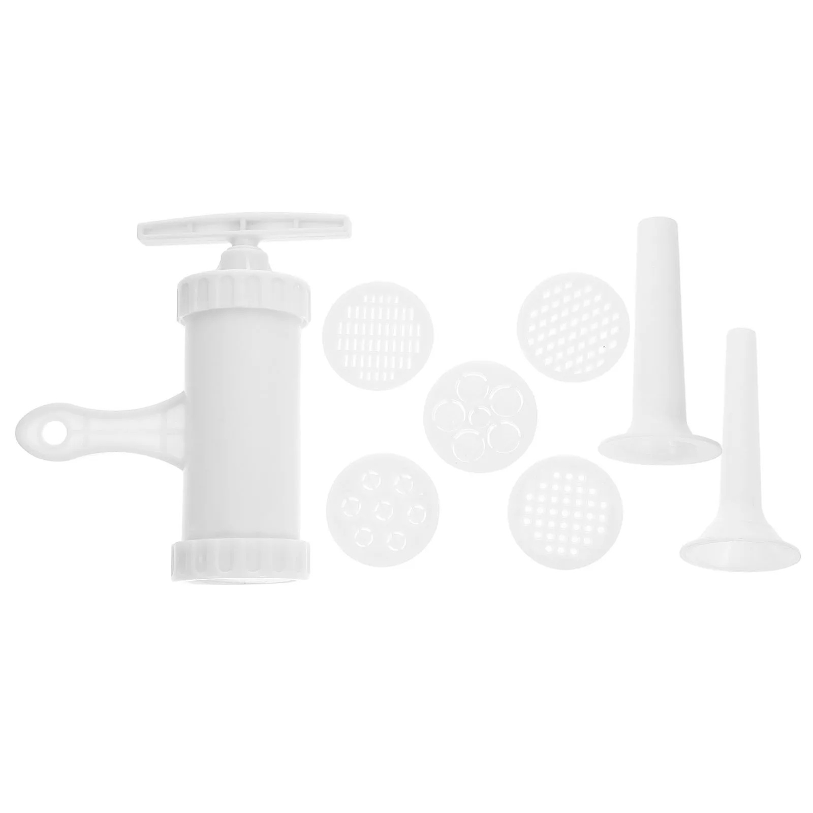 1Set Pasta Maker Noodle Press Sausage Stuffer PP Material DIY Kitchen Tool Ergonomic Grip Longtime Use Home Restaurant Hotel
1Set Pasta Maker Noodle Press Sausage Stuffer PP Material DIY Kitchen Tool Ergonomic Grip Longtime Use Home Restaurant Hotel