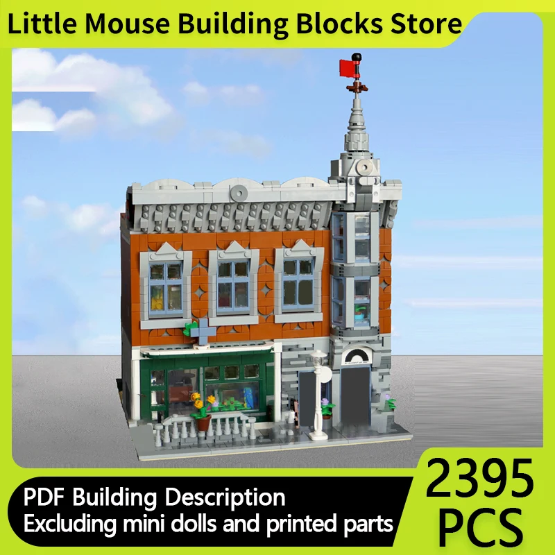 City Street View Model MOC Building Bricks Pharmacy And Repair Shop Modular Technology Gifts Holiday Assemble Children Toys Suit 
City Street View Model MOC Building Bricks Pharmacy And Repair Shop Modular Technology Gifts Holiday Assemble Children Toys Suit