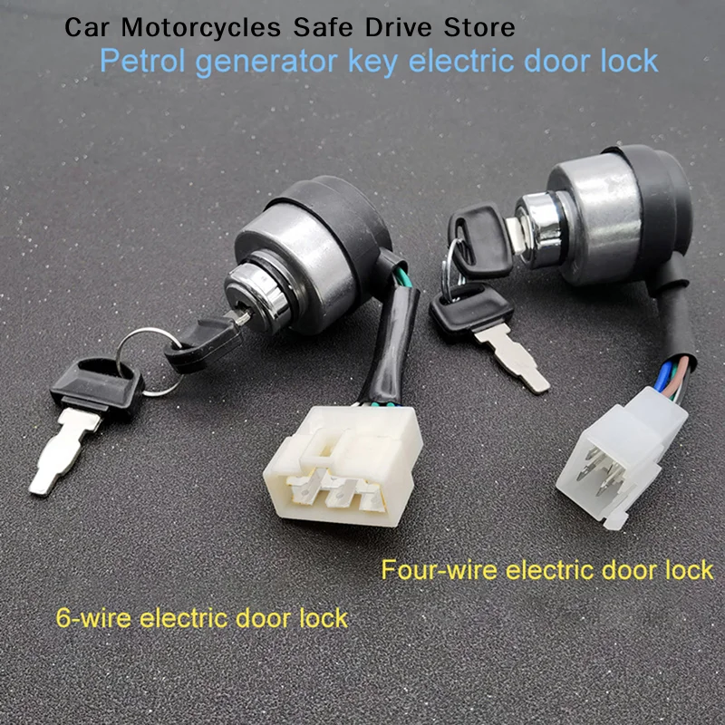 【CM】Ignition Start Key Lock Combination Switch 4/6 Wire Way Gas Generator For 2-3KW 168F and 5-8kw 188F Generator Accessories
【CM】Ignition Start Key Lock Combination Switch 4/6 Wire Way Gas Generator For 2-3KW 168F and 5-8kw 188F Generator Accessories
