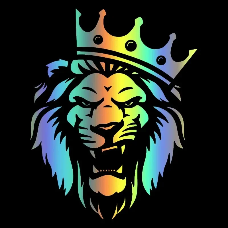 LYKX Die-Cut Lion with Crown Car Sticker Waterproof Auto Decors on Bumper Rear Window Vinyl Decal
LYKX Die-Cut Lion with Crown Car Sticker Waterproof Auto Decors on Bumper Rear Window Vinyl Decal