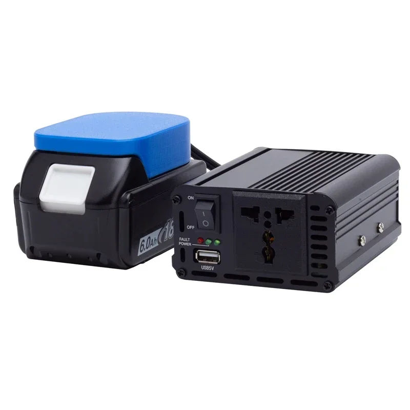 Battery Inverter for Makita 18V Li-ion Batteries, Wireless Power and Fast Charging 220V-240V 200W Portable Power Inverter
Battery Inverter for Makita 18V Li-ion Batteries, Wireless Power and Fast Charging 220V-240V 200W Portable Power Inverter