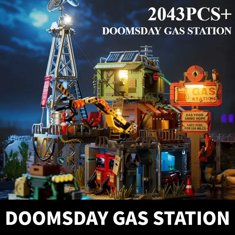 Набор строительных блоков DOOMSDAY GAS STATION, 2043 шт. — сборная модель-игрушка для домашнего декора, идеальный праздничный подарок для детей и взрослых
Набор строительных блоков DOOMSDAY GAS STATION, 2043 шт. — сборная модель-игрушка для домашнего декора, идеальный праздничный подарок для детей и взрослых