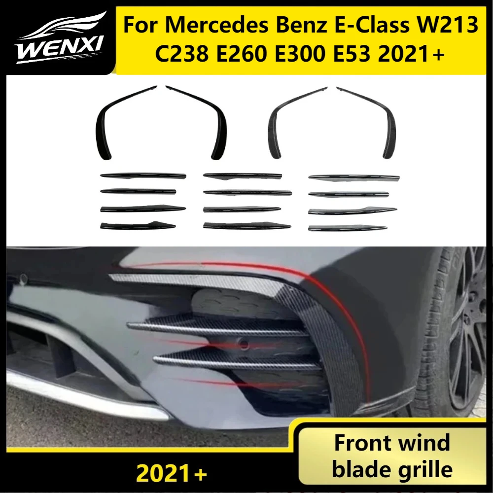 For Mercedes Benz E-Class W213 C238 E260 E300 E53 2021+ Front Bumper Lip Splitter Chin Spoiler AMG Line Accessories
For Mercedes Benz E-Class W213 C238 E260 E300 E53 2021+ Front Bumper Lip Splitter Chin Spoiler AMG Line Accessories