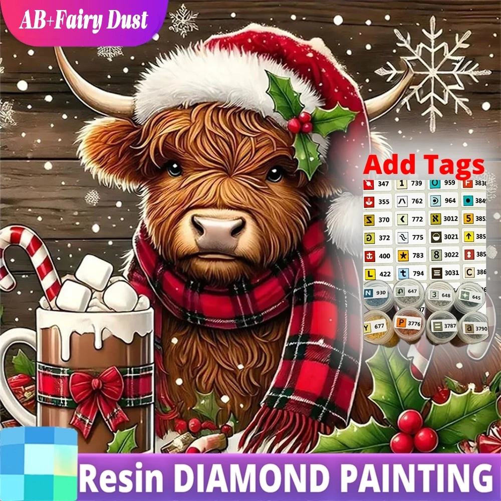 Resin AB Fairy Dust New Arrival Diamond Embroidery Cattle Animal DIY Christmas Mosaic Picture Rhinestones Painting Child Gift
Resin AB Fairy Dust New Arrival Diamond Embroidery Cattle Animal DIY Christmas Mosaic Picture Rhinestones Painting Child Gift