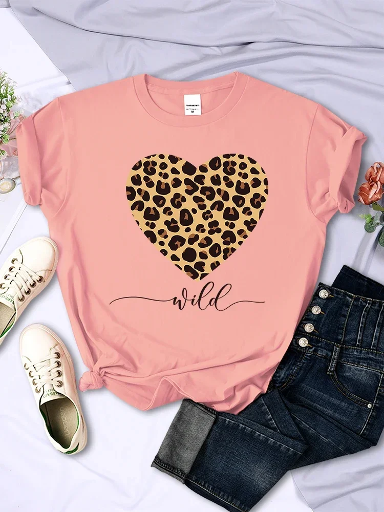 Wild Love Printing T Shirts Women Fashion Casual T-Shirt Street Soft Personality Short Sleeve Breathable Sports T-Shirt cotton
Wild Love Printing T Shirts Women Fashion Casual T-Shirt Street Soft Personality Short Sleeve Breathable Sports T-Shirt cotton
