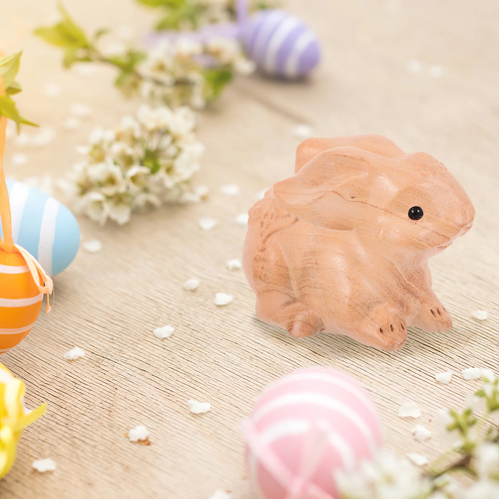 Exquisite Wooden Bunny Statue for Living Room Decor Festive Rabbit Figure Retro Home Accent Desktop Garden Ornament Small Animal
Exquisite Wooden Bunny Statue for Living Room Decor Festive Rabbit Figure Retro Home Accent Desktop Garden Ornament Small Animal