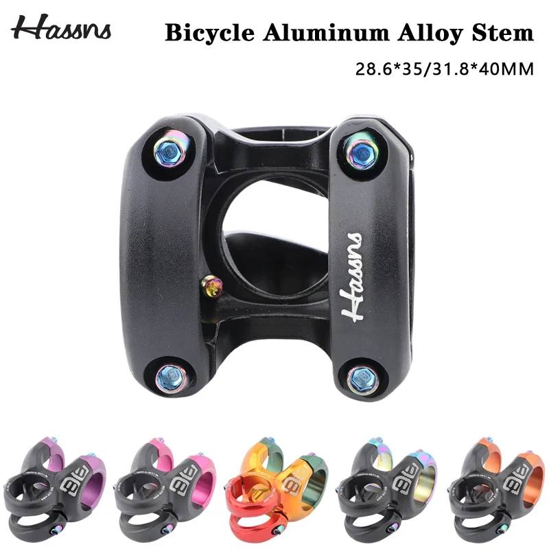 HASSNS Bicycle Stem Mtb Power Road Bike Mountain Bridge Short Power Handlebar Table Stem Riser 28.6*31.8/35*40MM Cycling
HASSNS Bicycle Stem Mtb Power Road Bike Mountain Bridge Short Power Handlebar Table Stem Riser 28.6*31.8/35*40MM Cycling