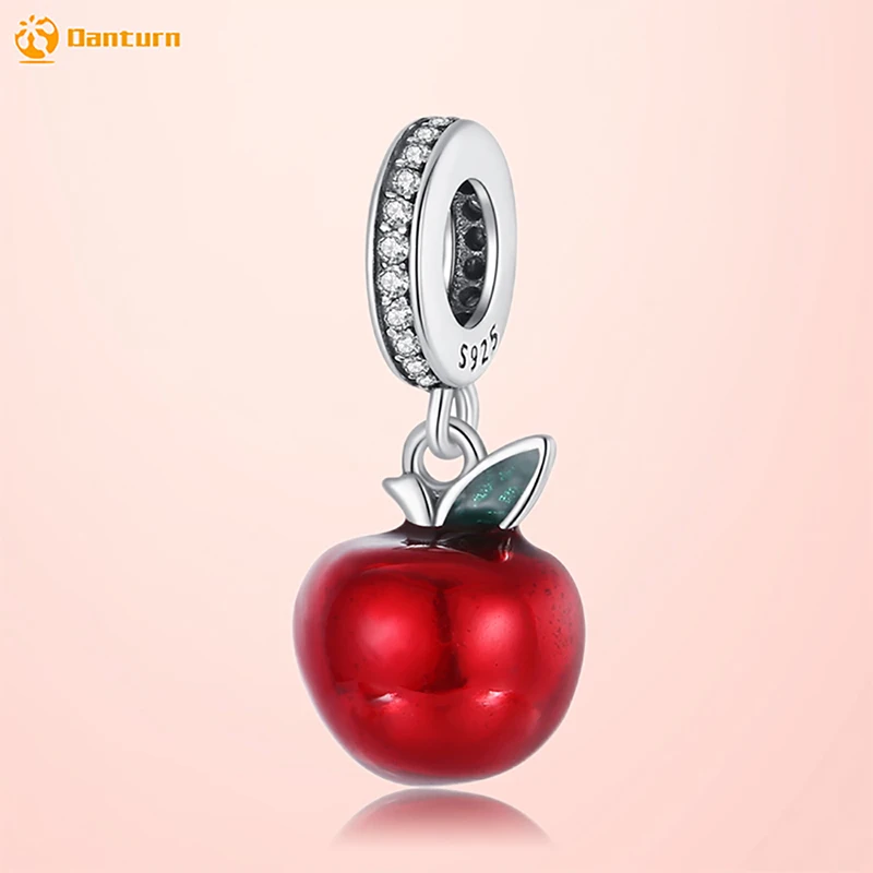 Danturn 925 Sterling Silver Original Beads Red Apple Dangle Charm fit Snake Chain Bracelet Fashion Women Jewelry Making
Danturn 925 Sterling Silver Original Beads Red Apple Dangle Charm fit Snake Chain Bracelet Fashion Women Jewelry Making
