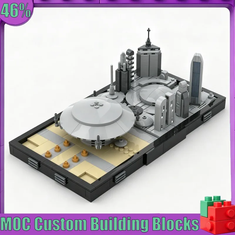 NEW 414PCS MOC Galactic City Skyline Model Custom Puzzle DIY Creative Assembly Educational Toy Collection Display Popular Gifts
NEW 414PCS MOC Galactic City Skyline Model Custom Puzzle DIY Creative Assembly Educational Toy Collection Display Popular Gifts