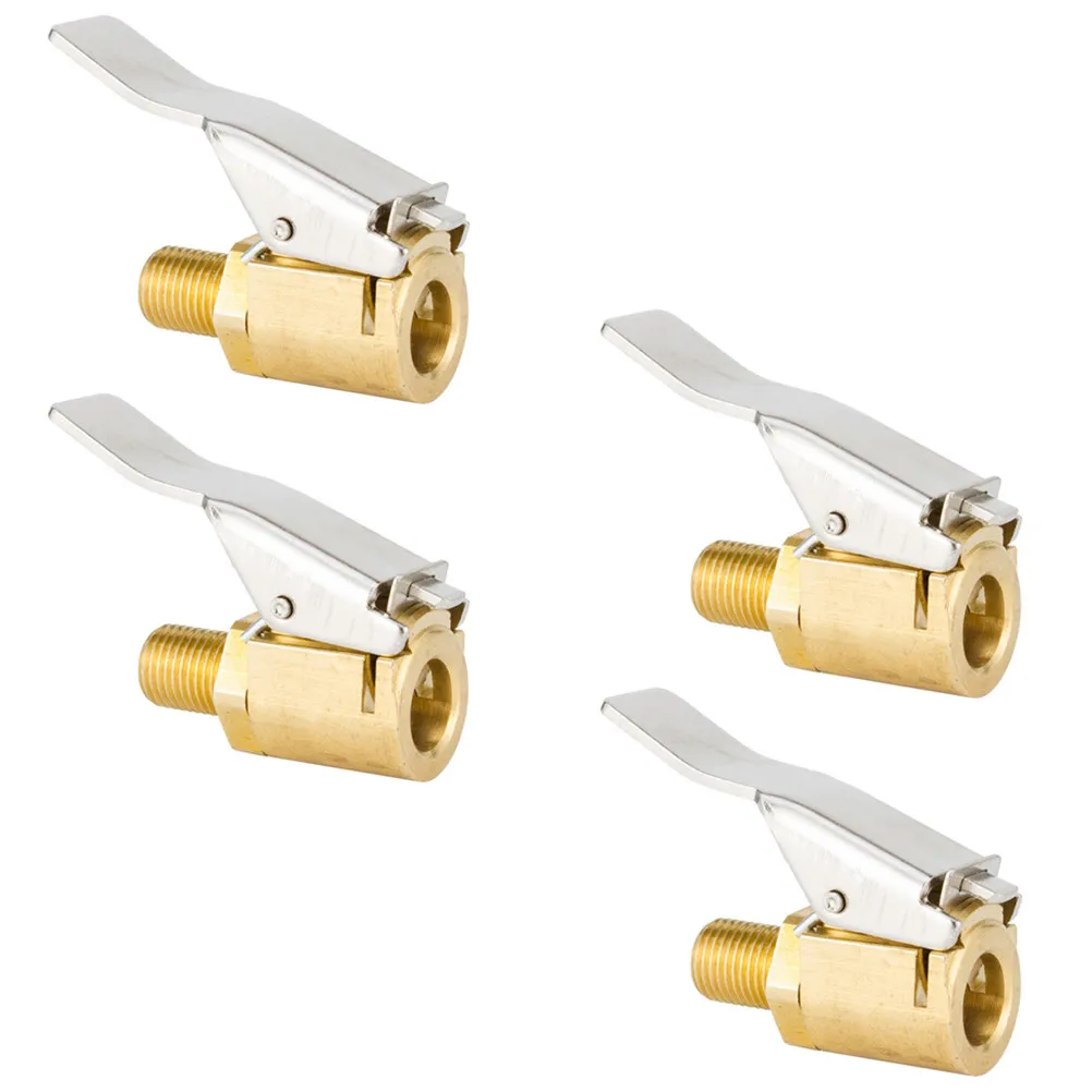 4Pcs Car Tire Air Chuck Brass Thread Nozzle Lightweight Air Pump Clips for 8Mm Inflation Valve Tyre Valves Tyre Valves
4Pcs Car Tire Air Chuck Brass Thread Nozzle Lightweight Air Pump Clips for 8Mm Inflation Valve Tyre Valves Tyre Valves