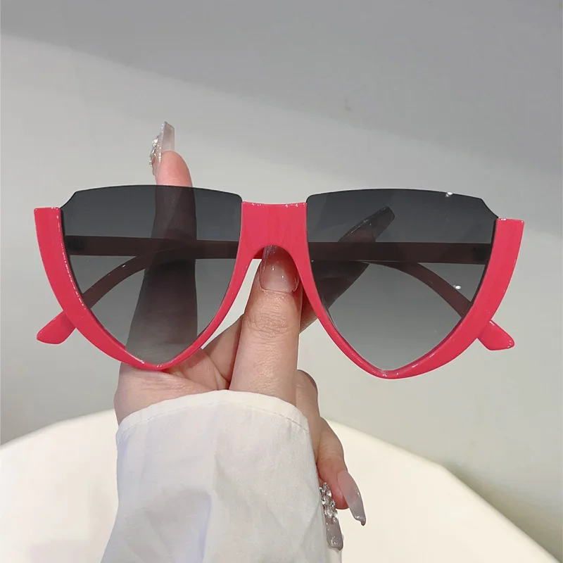 Y2K Triangle Half Frame Sunglasses Women For Men Vintage Sun Glasses Luxury Brand Designer Punk Colorful Big Frame Shades UV400
Y2K Triangle Half Frame Sunglasses Women For Men Vintage Sun Glasses Luxury Brand Designer Punk Colorful Big Frame Shades UV400