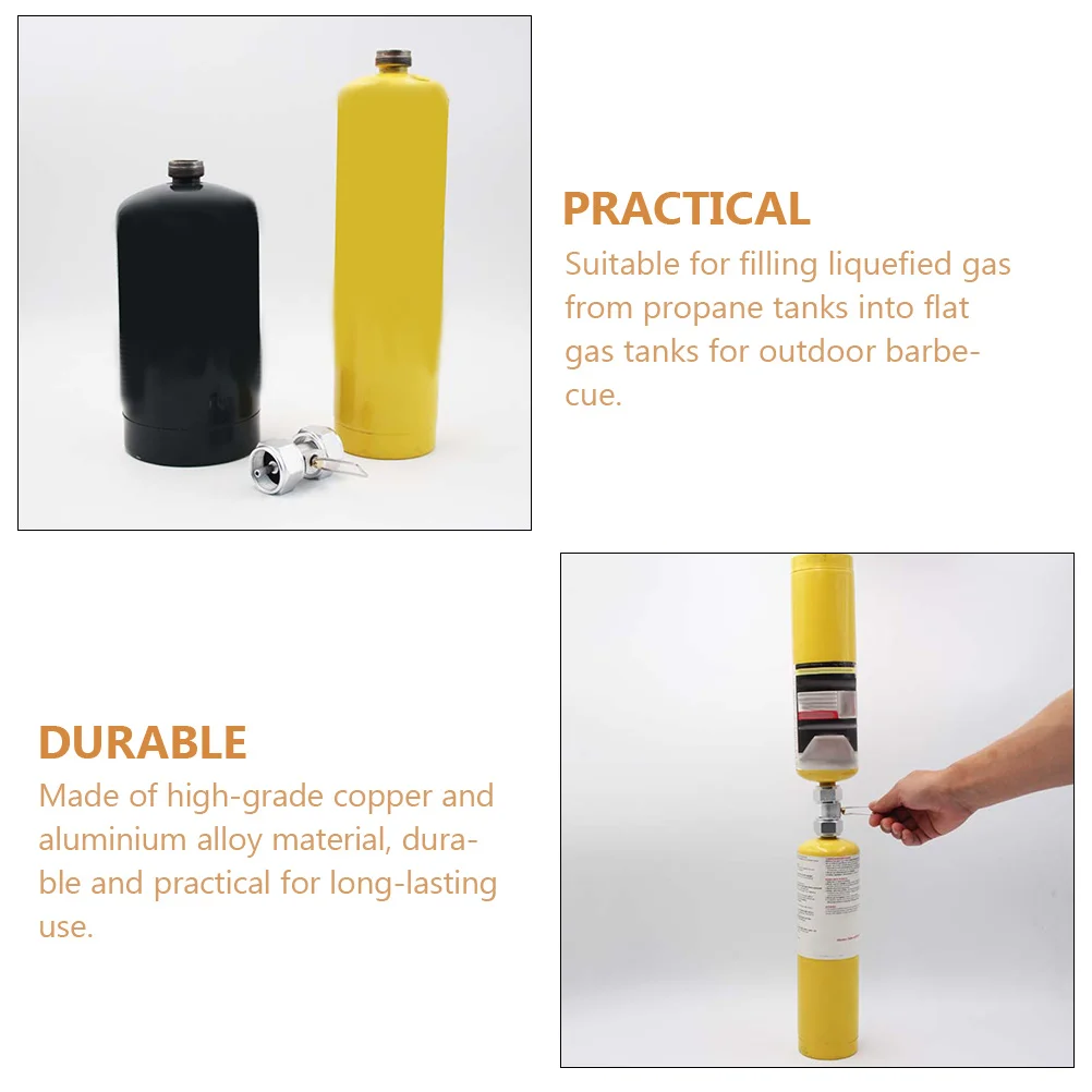 Universal Tank Durable Charging Valve For Camping Hiking Picnic Supplies Interactive Propane Refill Adapter Dual Gas Filler
Universal Tank Durable Charging Valve For Camping Hiking Picnic Supplies Interactive Propane Refill Adapter Dual Gas Filler