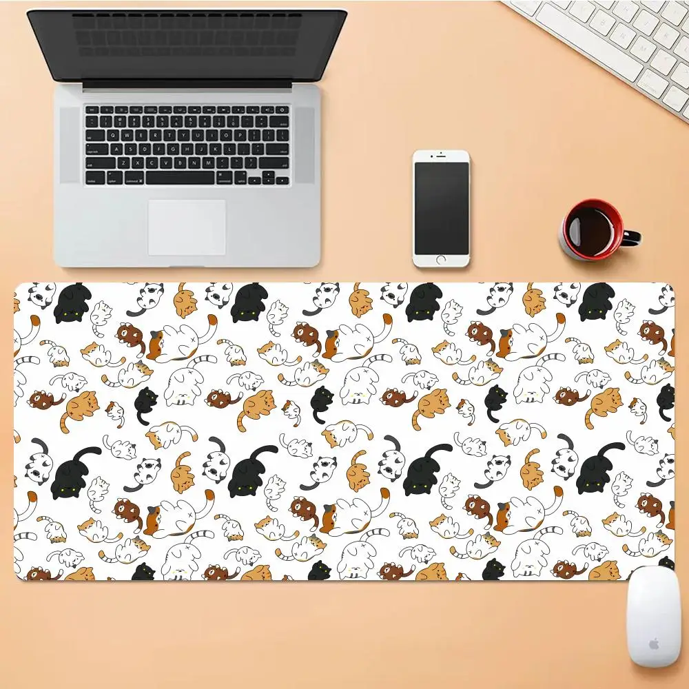 Коврик для мыши с изображением кошек, милый HD-коврик для стола, большой игровой коврик для клавиатуры XXL, геймерский коврик для мыши 90x40
Коврик для мыши с изображением кошек, милый HD-коврик для стола, большой игровой коврик для клавиатуры XXL, геймерский коврик для мыши 90x40