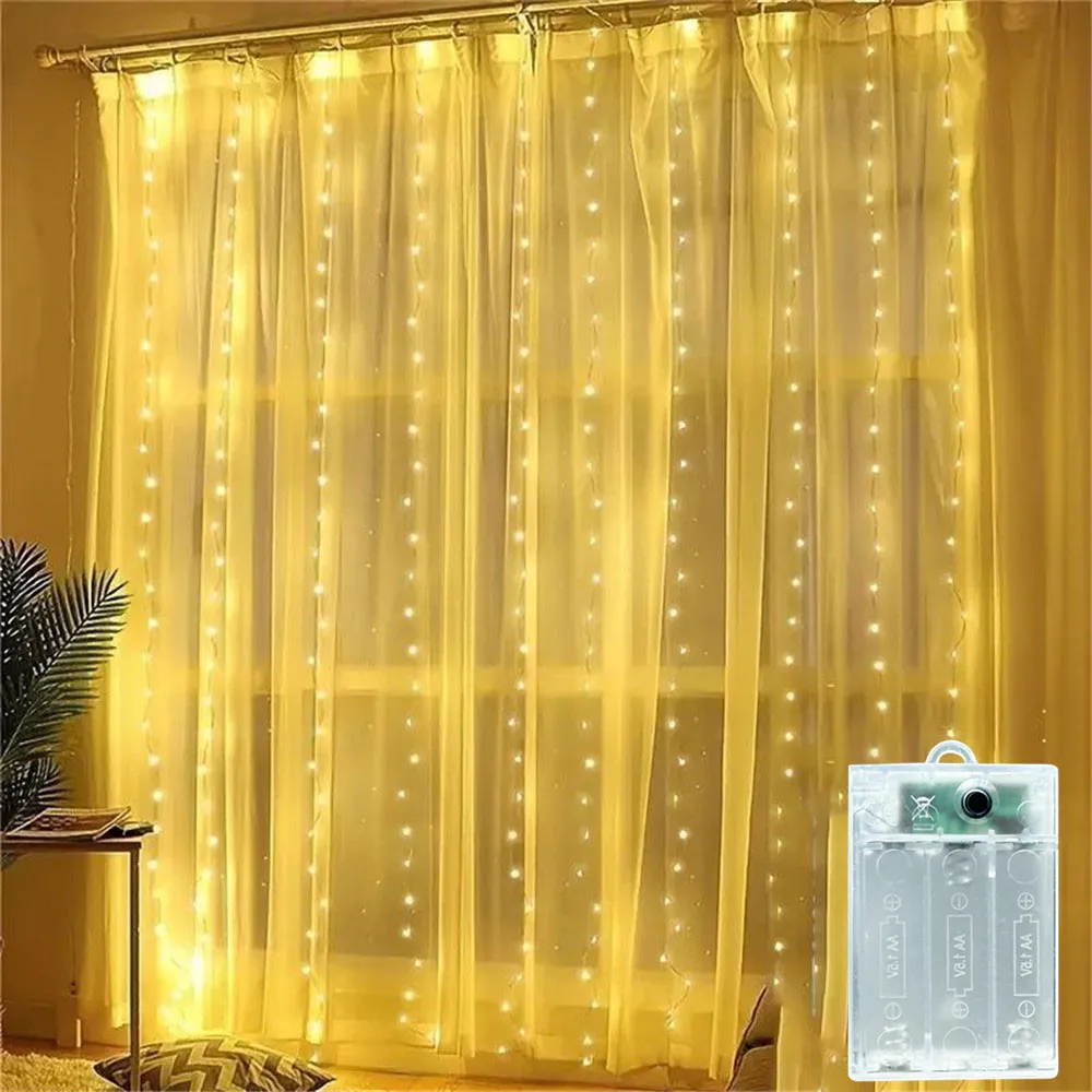 Battery Box Home Decoration Curtain LED Fairy Lights Wedding Birthday Christmas Halloween Decorations for Home 3/6M
Battery Box Home Decoration Curtain LED Fairy Lights Wedding Birthday Christmas Halloween Decorations for Home 3/6M