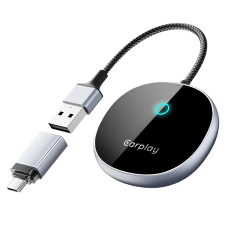 Wired To Wireless Carplay & Android Auto Adapter Wireless Carplay With USB Android Auto Wireless Adapter For Apple
Wired To Wireless Carplay & Android Auto Adapter Wireless Carplay With USB Android Auto Wireless Adapter For Apple