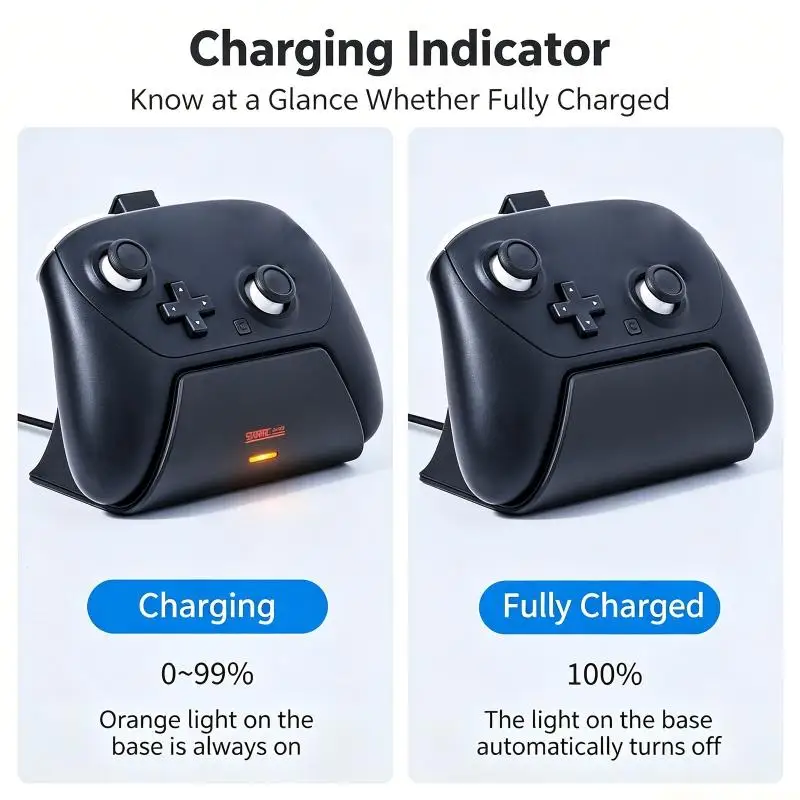 M5TD Gamepad Chargers Base Touch Point Technology Easy to Use for Consoles Use
M5TD Gamepad Chargers Base Touch Point Technology Easy to Use for Consoles Use