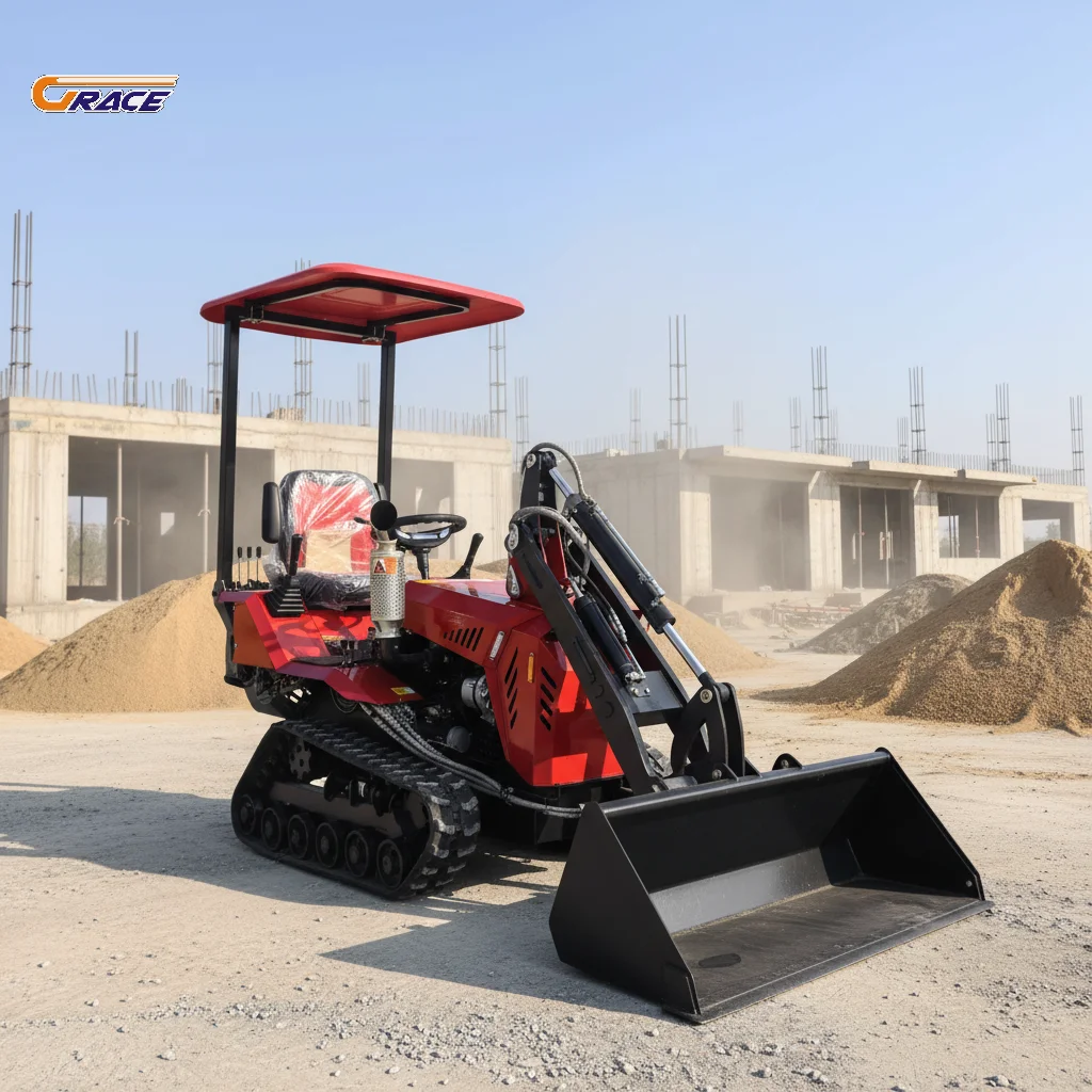 Customize Multi purpose mini tractor with ditching function rotary tiller excavator and bulldozer blade
Customize Multi purpose mini tractor with ditching function rotary tiller excavator and bulldozer blade