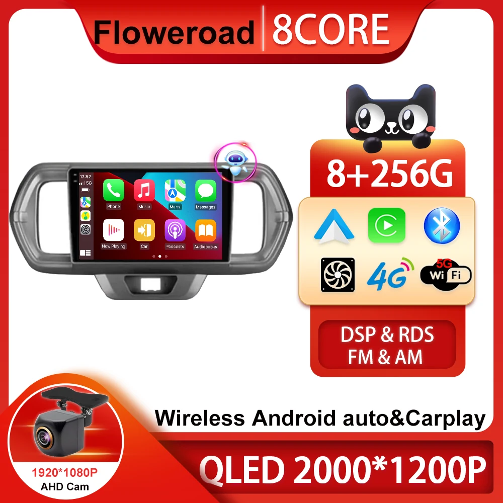 8 + 256G Android 13 автомобильный DVD-радиоприемник для Toyota Passo III 3 2016-2021 стерео головное устройство мультимедийный плеер GPS Навигация BT 5G WIFI
8 + 256G Android 13 автомобильный DVD-радиоприемник для Toyota Passo III 3 2016-2021 стерео головное устройство мультимедийный плеер GPS Навигация BT 5G WIFI
