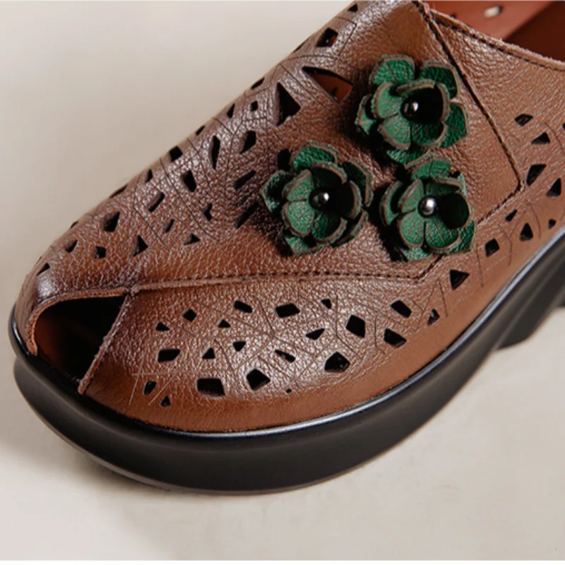 ZXRYXGS Promotion New 2026 Genuine Leather Flowers Slippers Wedges Sandals Summer Fish Mouth Hollow Women's Fashion Slippers
ZXRYXGS Promotion New 2026 Genuine Leather Flowers Slippers Wedges Sandals Summer Fish Mouth Hollow Women's Fashion Slippers