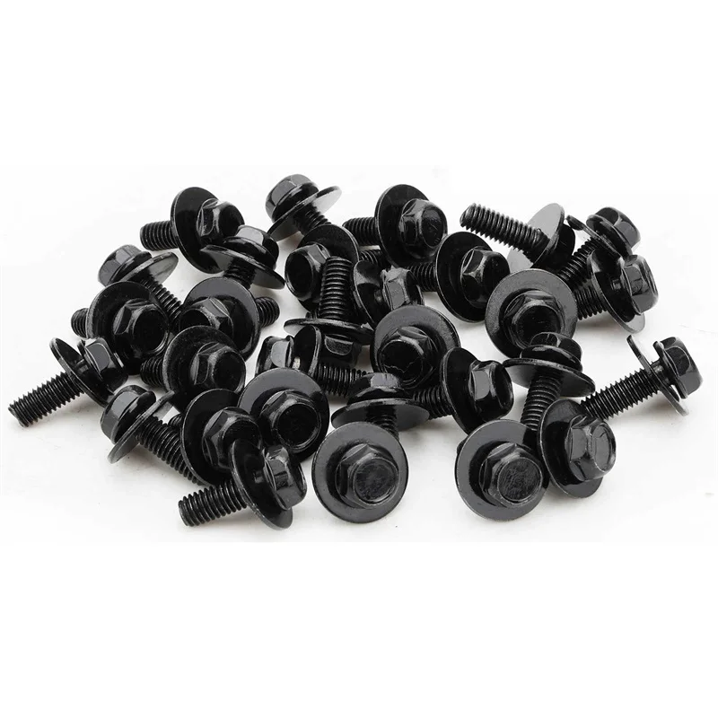 ●30PCS M6 X 1.0 Transmission Pan Bolts,17mm Transmission Oil Pan Bolts Hex Head With 18mm Washer, Replacement Part: 11508930
●30PCS M6 X 1.0 Transmission Pan Bolts,17mm Transmission Oil Pan Bolts Hex Head With 18mm Washer, Replacement Part: 11508930