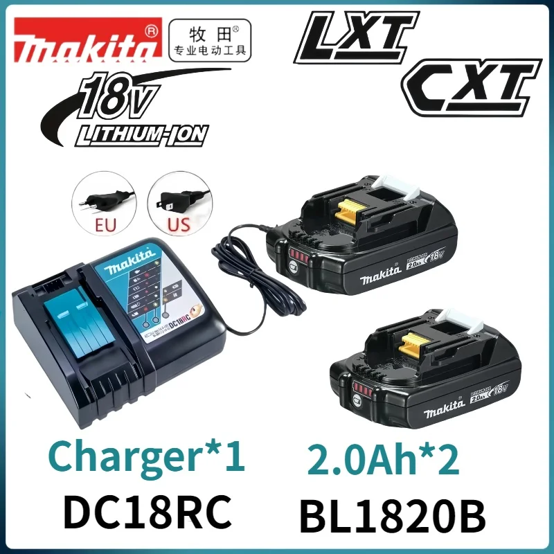 Genuine⚠Makita 18V 2.0AhRechargeable Lithium Ion Battery For Makita BL1840 BL1850BL1860 Power Tool Battery for makita tool✅
Genuine⚠Makita 18V 2.0AhRechargeable Lithium Ion Battery For Makita BL1840 BL1850BL1860 Power Tool Battery for makita tool✅