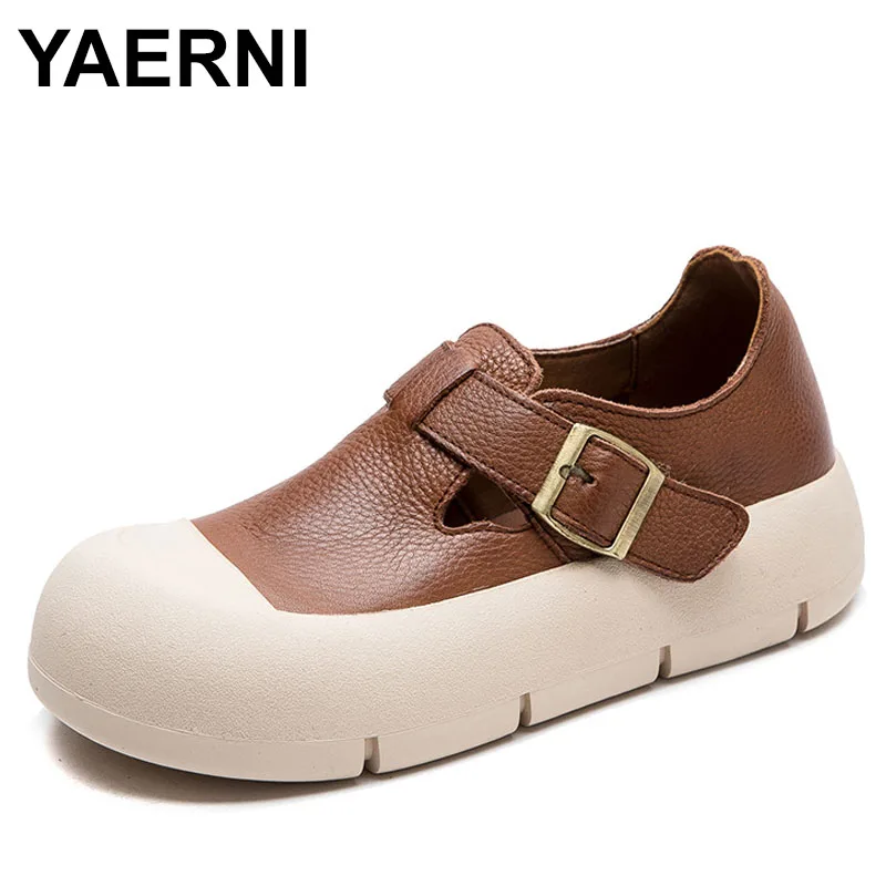 Round Toe Minimalist Genuine Leather Casual Women's Shoes Spring New Retro Versatile Thick Soled Flat Shoes
Round Toe Minimalist Genuine Leather Casual Women's Shoes Spring New Retro Versatile Thick Soled Flat Shoes