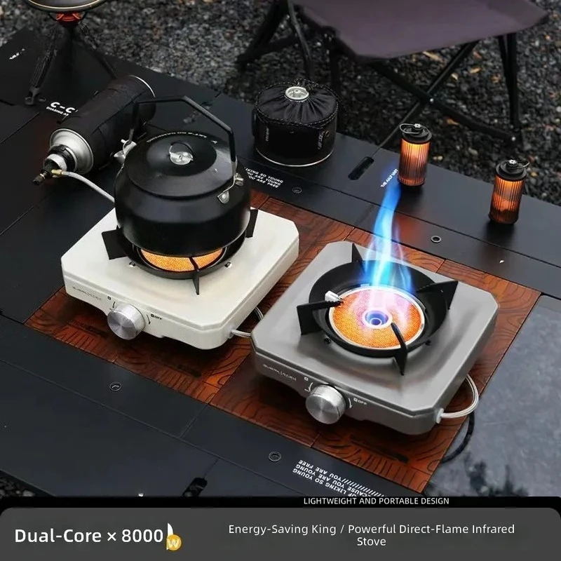 Portable high-power gas stove compact design split camping stove outdoor tactical windproof card stove suitable for hiking
Portable high-power gas stove compact design split camping stove outdoor tactical windproof card stove suitable for hiking