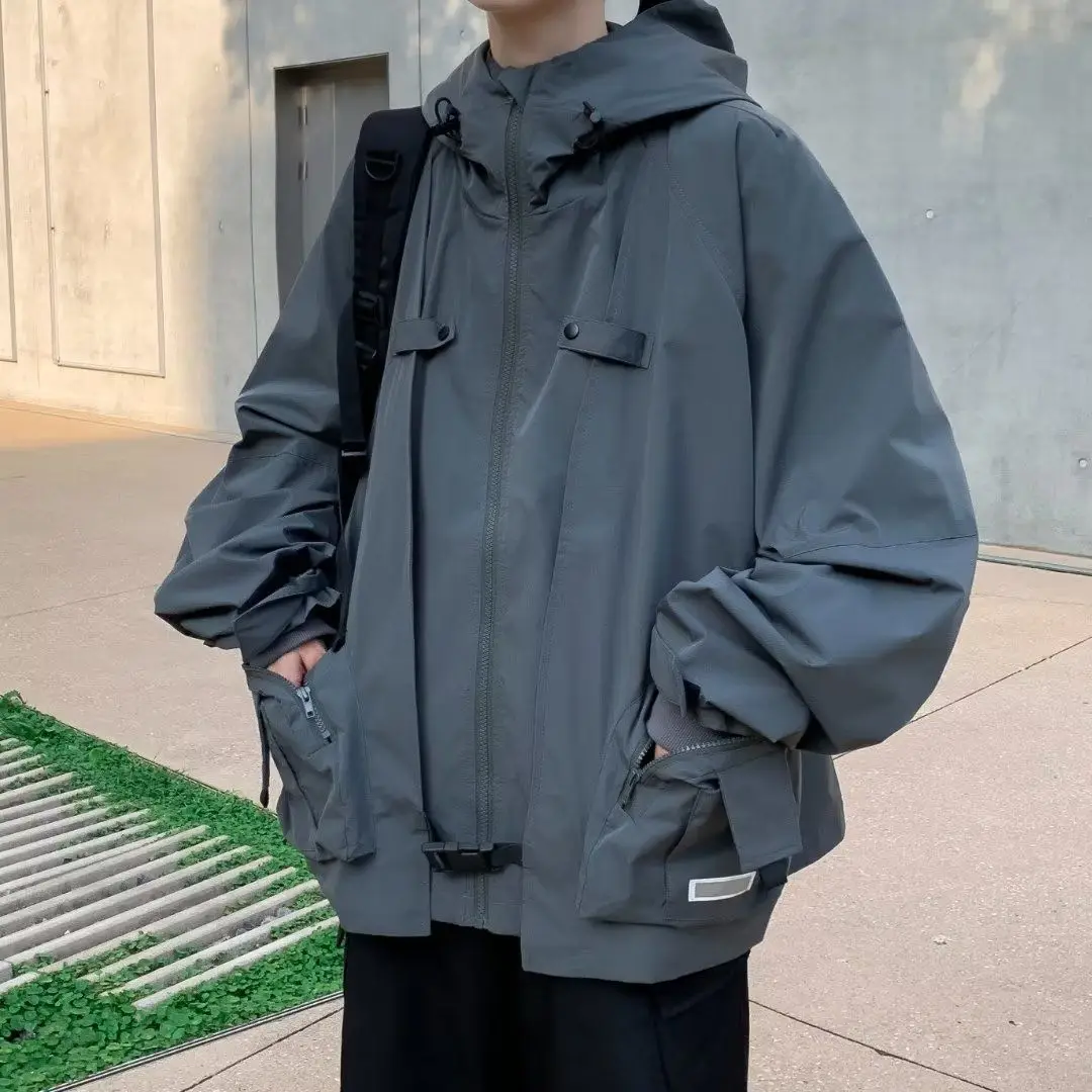 Outdoor Climbing Jacket Men's Spring Autumn Fashion Workwear Windbreaker Standard Fit Zipper Decorated Polyester Fiber
Outdoor Climbing Jacket Men's Spring Autumn Fashion Workwear Windbreaker Standard Fit Zipper Decorated Polyester Fiber