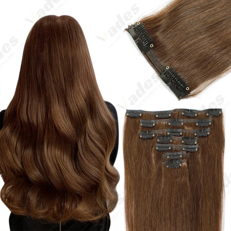 Новые накладные пряди на заколках из натуральных человеческих волос, машинной работы, двойной слой, для женщин, для увеличения объема
Новые накладные пряди на заколках из натуральных человеческих волос, машинной работы, двойной слой, для женщин, для увеличения объема