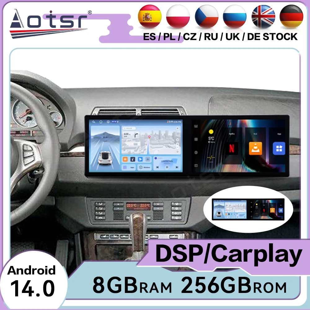 Обновление AI Voice Мультимедийный приемник Android Auto для BMW X5 1998 ~ 2006 GPS-навигация Автомобильная стереосистема Автомобильный радиоприемник IPS Головное устройство
Обновление AI Voice Мультимедийный приемник Android Auto для BMW X5 1998 ~ 2006 GPS-навигация Автомобильная стереосистема Автомобильный радиоприемник IPS Головное устройство