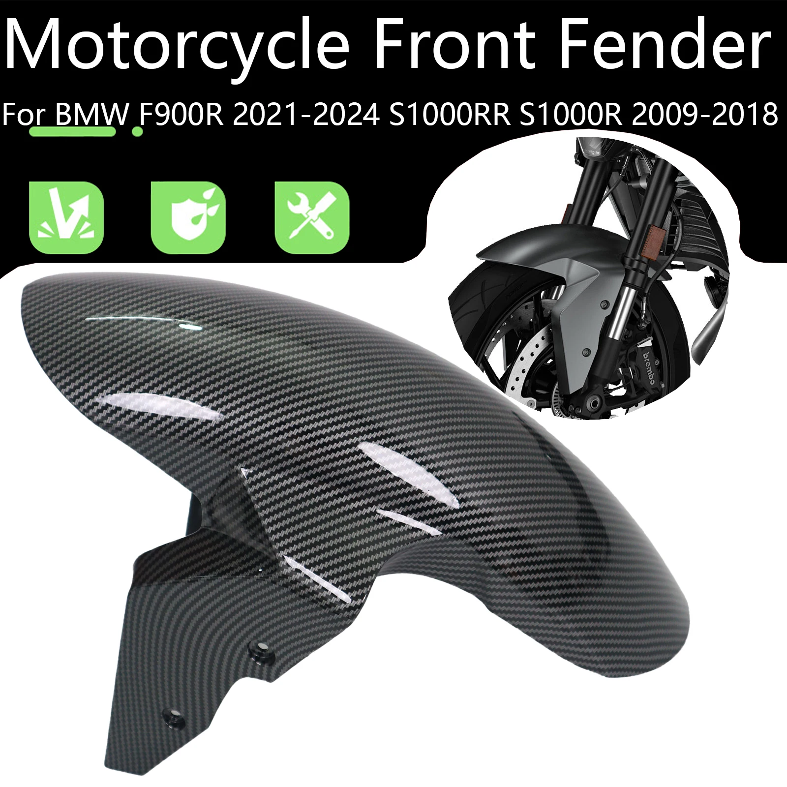 Motorcycle Accessories Front Fender Mud Guard Mudguard Accessories For BMW F900R 2021-2024 S1000RR S1000R 2009-2018
Motorcycle Accessories Front Fender Mud Guard Mudguard Accessories For BMW F900R 2021-2024 S1000RR S1000R 2009-2018