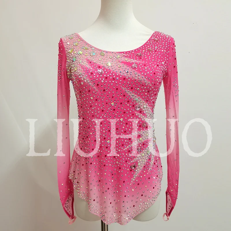 Купальник для художественной гимнастики LIUHUO, розовый, с длинными рукавами, для соревнований и выступлений, для детей, модель BD1831
Купальник для художественной гимнастики LIUHUO, розовый, с длинными рукавами, для соревнований и выступлений, для детей, модель BD1831
