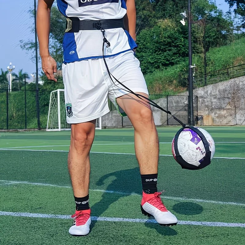 Kids Football Kick Trainer Adjustable Belt Solo Practice Equipment, Elastic Rope Ball Control Gear for Youth Soccer Training
Kids Football Kick Trainer Adjustable Belt Solo Practice Equipment, Elastic Rope Ball Control Gear for Youth Soccer Training