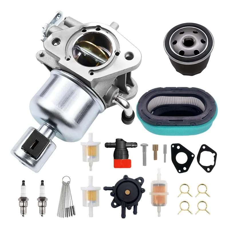 Carburetor For Kohler 7000 Series KT725 KT730 KT735 KT740 KT745 22HP 23HP 24HP 25HP Engines Carb With Air Oil Filter
Carburetor For Kohler 7000 Series KT725 KT730 KT735 KT740 KT745 22HP 23HP 24HP 25HP Engines Carb With Air Oil Filter