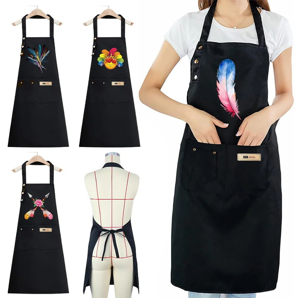 Apron Cook Clothes Kitchen Essential Adjustable Straps Feather Multiple Pocket Waterproof Stain-Resistant Baking Accessory
Apron Cook Clothes Kitchen Essential Adjustable Straps Feather Multiple Pocket Waterproof Stain-Resistant Baking Accessory