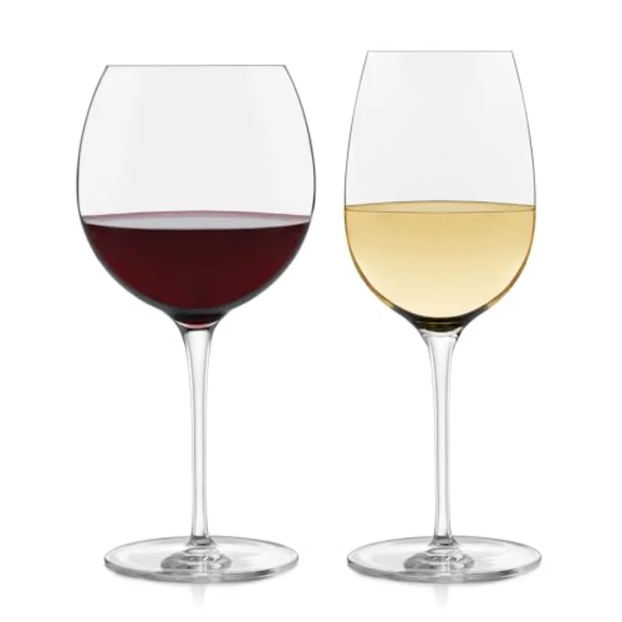 Signature Red and White Wine Glasses Set of 12, Elegant, Dishwasher Safe Drinking Glassware, Party Wine Glasses for Birthdays,
Signature Red and White Wine Glasses Set of 12, Elegant, Dishwasher Safe Drinking Glassware, Party Wine Glasses for Birthdays,