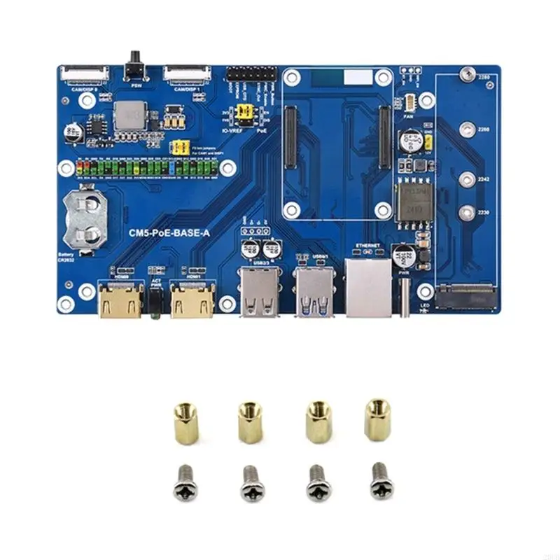 20CB CM5 Board Supports Ethernet Type C Power, Equipped with M.2 NVMe Solid Disk
20CB CM5 Board Supports Ethernet Type C Power, Equipped with M.2 NVMe Solid Disk
